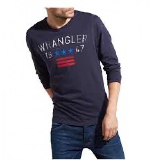 Wrangler LS AMERIKANA TEE W7A84FK35 Wrangler LS AMERIKANA TEE W7A84FK35