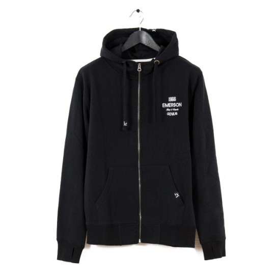 Emerson ZIPPER HOODIE MFR1625-BLACK