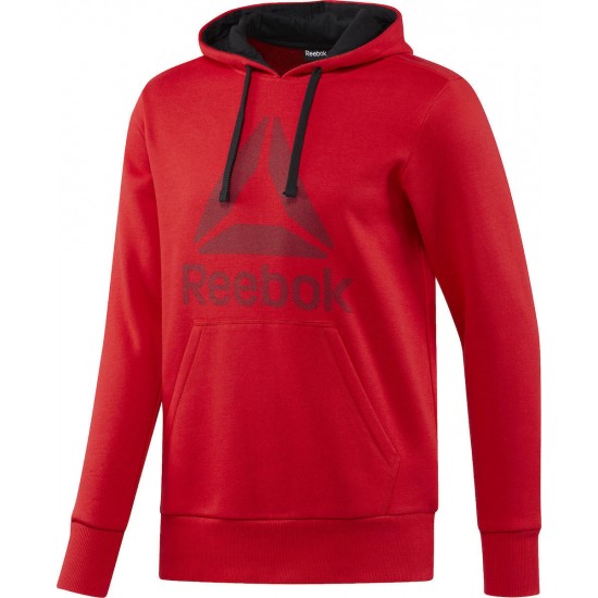 Reebok Workout Ready Big Logo Cotton Poly Hoodie BK4160 Reebok Workout Ready Big Logo Cotton Poly Hoodie BK4160