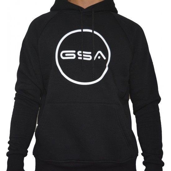 GSA Supercotton Hoodie Logo Jet Black 17-18105-01 GSA Supercotton Hoodie Logo Jet Black 17-18105-01