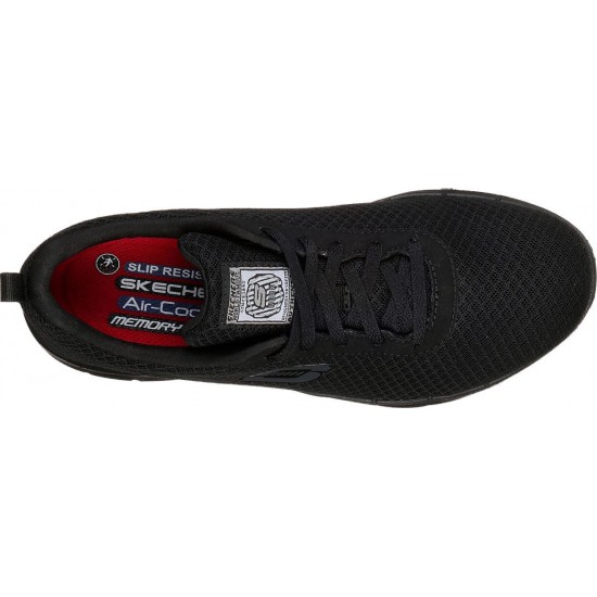 Skechers Work Relaxed Fit Ghenter Bronaugh SR 77210-BLK Skechers Work Relaxed Fit Ghenter Bronaugh SR 77210-BLK