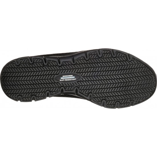 Skechers Work Relaxed Fit Ghenter Bronaugh SR 77210-BLK Skechers Work Relaxed Fit Ghenter Bronaugh SR 77210-BLK