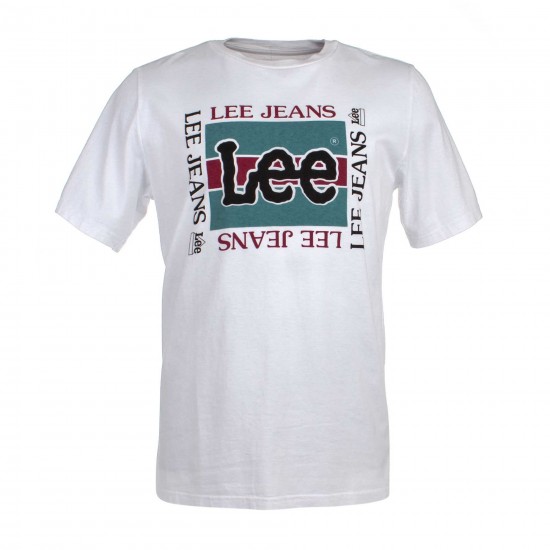 LEE RETRO LOGO TEEBRIGHT WHITE L60YFELJ