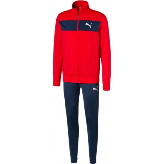 Puma Techstripe Tricot Suit Black-Red 581595-11 Puma Techstripe Tricot Suit Black-Red 581595-11