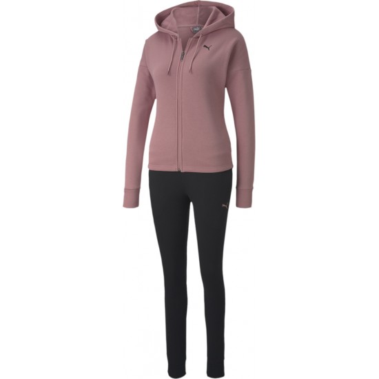 Puma Classic Hooded Sweat Pink-Black 583655-16 Puma Classic Hooded Sweat Pink-Black 583655-16