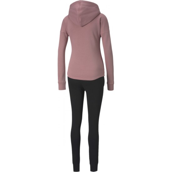 Puma Classic Hooded Sweat Pink-Black 583655-16 Puma Classic Hooded Sweat Pink-Black 583655-16