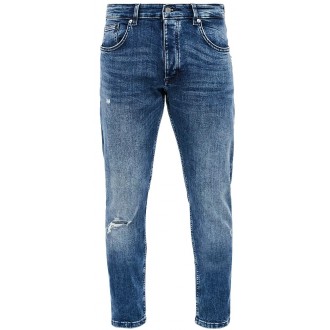 Soliver slim leg jeans with distressed effects blue 47.008.71.3471 Soliver slim leg jeans with distressed effects blue 47.008.71.3471