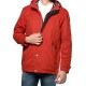 Sogo Bomber Κόκκινο Μπουφάν Με Κουκούλα 18004-027 Sogo Bomber Κόκκινο Μπουφάν Με Κουκούλα 18004-027