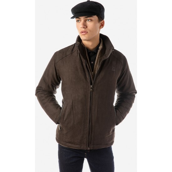 Sogo ΑΝΔΡΙΚΟ ΜΠΟΥΦΑΝΚΑΦΕ ΜΕ ΓΙΑΚΑ Καφέ 19504-047-Brown Sogo ΑΝΔΡΙΚΟ ΜΠΟΥΦΑΝΚΑΦΕ ΜΕ ΓΙΑΚΑ Καφέ 19504-047-Brown