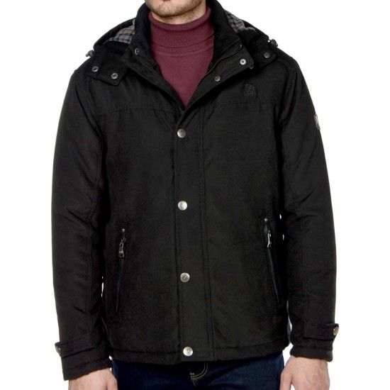 Sogo Casual Μαύρο Μπουφάν Με Κουκούλα 18504-036-black Sogo Casual Μαύρο Μπουφάν Με Κουκούλα 18504-036-black
