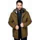 Sogo Παρκά Καφέ Μπουφάν Με Κουκούλα 18504-056-Brown