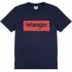 Wrangler Short SLeeve Logo Men's Tee W742FK114 Navy Wrangler Short SLeeve Logo Men's Tee W742FK114 Navy