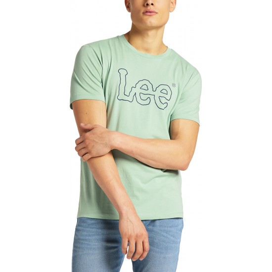 Lee Wobbly Logo L65QAIQN Light Green