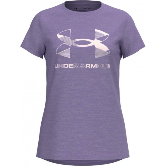 Under Armour Graphic Twist Big Logo Planet Purple 1363383-576