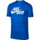 Nike Tee Just Do It Swoosh AR5006-480 Blue Nike Tee Just Do It Swoosh AR5006-480 Blue