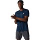 Asics Core Ανδρικό T-shirt Navy Μπλε με Λογότυπο  2011C341-401