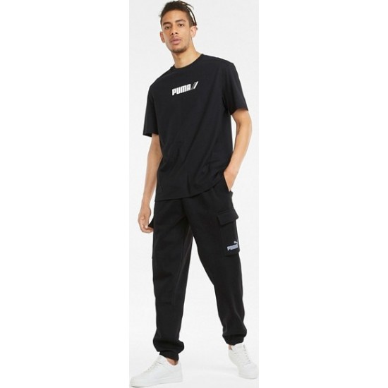 Puma Παντελόνι Φόρμας με Λάστιχο Μαύρο 846105-01 Puma Παντελόνι Φόρμας με Λάστιχο Μαύρο 846105-01