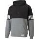 Puma Power Ανδρικό Φούτερ με Κουκούλα και Τσέπες Μαύρο 846103-01