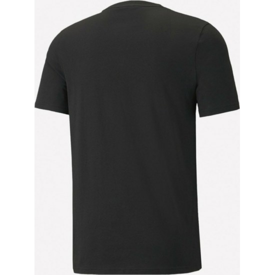 Puma Power Tape Ανδρικό T-shirt Μαύρο με Λογότυπο 589391-01 Puma Power Tape Ανδρικό T-shirt Μαύρο με Λογότυπο 589391-01