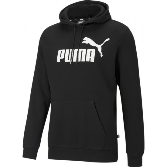 Puma Ανδρικό Φούτερ με Κουκούλα και Τσέπες Μαύρο 586686-01 Puma Ανδρικό Φούτερ με Κουκούλα και Τσέπες Μαύρο 586686-01