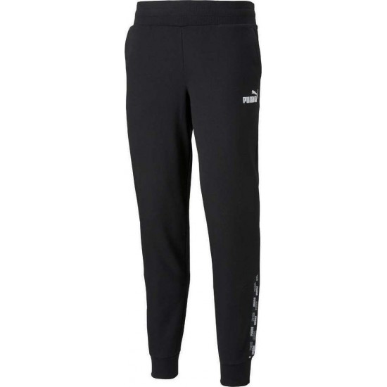 Puma Παντελόνι Γυναικείας Φόρμας με Λάστιχο Μαύρο 589546-01 Puma Παντελόνι Γυναικείας Φόρμας με Λάστιχο Μαύρο 589546-01