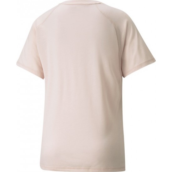 Puma Evostripe Γυναικείο T-shirt Ροζ με Στάμπα 589143-36 Puma Evostripe Γυναικείο T-shirt Ροζ με Στάμπα 589143-36