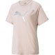 Puma Evostripe Γυναικείο T-shirt Ροζ με Στάμπα 589143-36 Puma Evostripe Γυναικείο T-shirt Ροζ με Στάμπα 589143-36