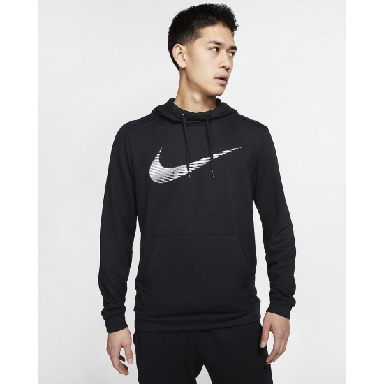 Nike Dri-FIT SwooshΑνδρικό Φούτερ με Κουκούλα και Τσέπες Μαύρο CJ4268-010 Nike Dri-FIT SwooshΑνδρικό Φούτερ με Κουκούλα και Τσέπες Μαύρο CJ4268-010