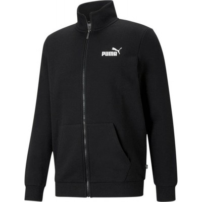 Puma Essentials Ανδρικό Φούτερ Ζακέτα με Τσέπες Μαύρη 586694-01
