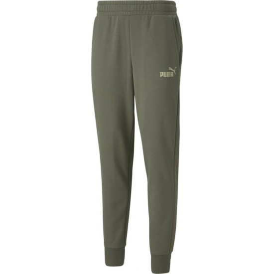 Puma Essentials Παντελόνι Φόρμας με Λάστιχο Χακί 586715-44 Puma Essentials Παντελόνι Φόρμας με Λάστιχο Χακί 586715-44