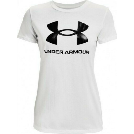 Under Armour Live Sportstyle Graphic Αθλητικό Γυναικείο T-shirt Λευκό με Στάμπα 1356305-102 Under Armour Live Sportstyle Graphic Αθλητικό Γυναικείο T-shirt Λευκό με Στάμπα 1356305-102