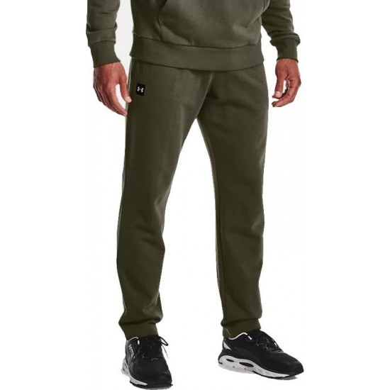 Under Armour Rival Fleece Παντελόνι Φόρμας Χακί 1357129-390 Under Armour Rival Fleece Παντελόνι Φόρμας Χακί 1357129-390