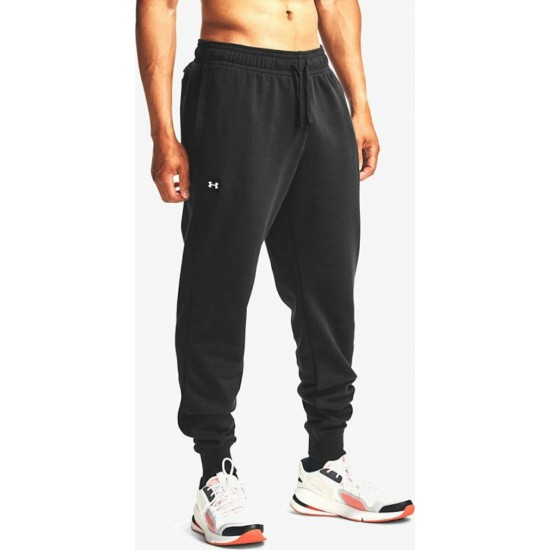 Under Armour Rival Fleece Παντελόνι Φόρμας με Λάστιχο Μαύρο 1357128-001 Under Armour Rival Fleece Παντελόνι Φόρμας με Λάστιχο Μαύρο 1357128-001