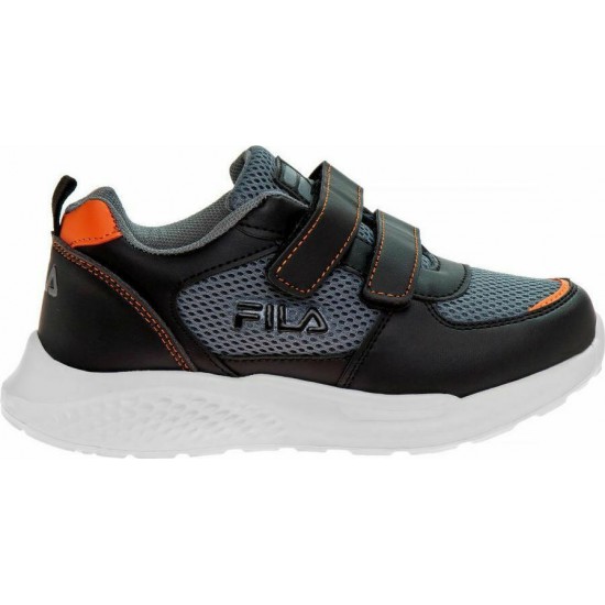 Fila Παιδικό Sneaker Comfort Happy με Σκρατς για Αγόρι Μαύρο 3JS13003-030 Fila Παιδικό Sneaker Comfort Happy με Σκρατς για Αγόρι Μαύρο 3JS13003-030