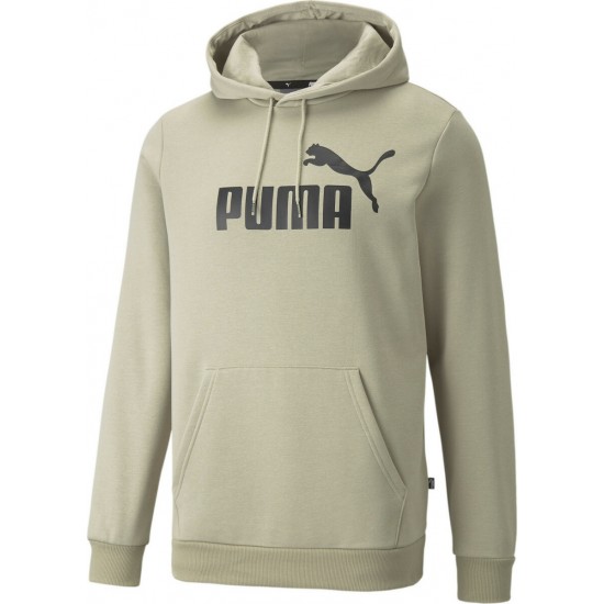 Puma Big Logo Ανδρικό Φούτερ με Κουκούλα και Τσέπες Γκρι 586687-42 Puma Big Logo Ανδρικό Φούτερ με Κουκούλα και Τσέπες Γκρι 586687-42