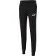 Puma Essential Παντελόνι Φόρμας με Λάστιχο Μαύρο 586749-01 Puma Essential Παντελόνι Φόρμας με Λάστιχο Μαύρο 586749-01