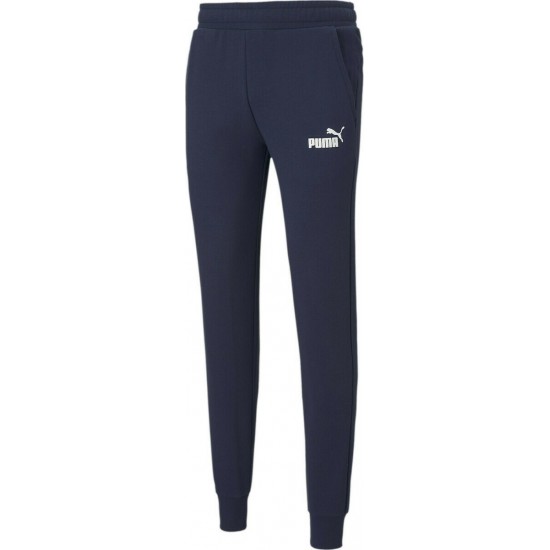Puma Essential Παντελόνι Φόρμας Navy Μπλε 586749-06