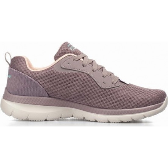 Skechers Bountiful Γυναικεία Αθλητικά Παπούτσια Running Μπεζ 12606-LAV Skechers Bountiful Γυναικεία Αθλητικά Παπούτσια Running Μπεζ 12606-LAV