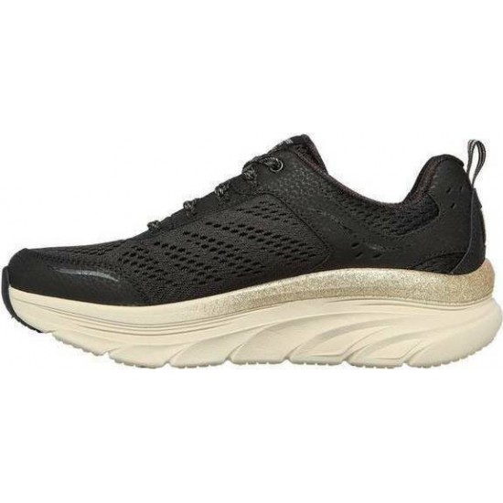 Skechers D'Lux Walker Γυναικείο Sneaker Μαύρο 149337-BKGD Skechers D'Lux Walker Γυναικείο Sneaker Μαύρο 149337-BKGD