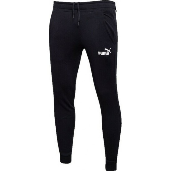 Puma Essential Παντελόνι Φόρμας με Λάστιχο Μαύρο 586748-01