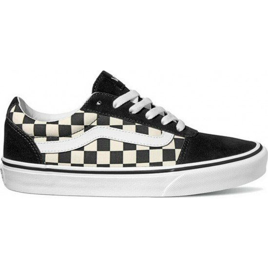 Vans Ward Checkerboard Γυναικεία Sneakers Λευκά VN0A3IUN5GX1 Vans Ward Checkerboard Γυναικεία Sneakers Λευκά VN0A3IUN5GX1