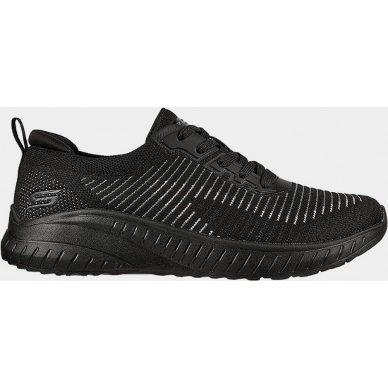 Skechers Bobs Squad Chaos Γυναικείο Sneaker Μαύρο 117207-BBK Skechers Bobs Squad Chaos Γυναικείο Sneaker Μαύρο 117207-BBK