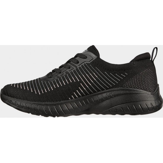 Skechers Bobs Squad Chaos Γυναικείο Sneaker Μαύρο 117207-BBK Skechers Bobs Squad Chaos Γυναικείο Sneaker Μαύρο 117207-BBK