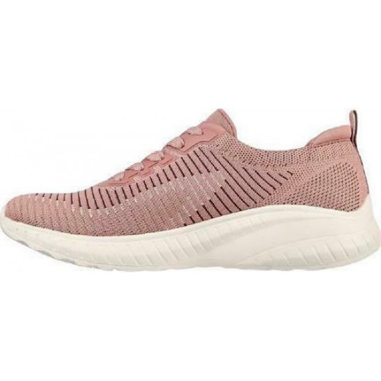Skechers Bobs Squad Chaos Γυναικείο Sneaker Ροζ 117207-MVMT