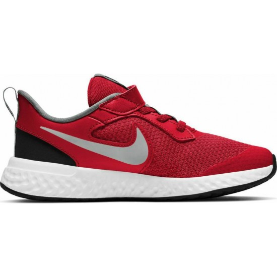 Nike Αθλητικά Παιδικά Παπούτσια Running Revolution 5 Κόκκινα BQ5672-603 Nike Αθλητικά Παιδικά Παπούτσια Running Revolution 5 Κόκκινα BQ5672-603