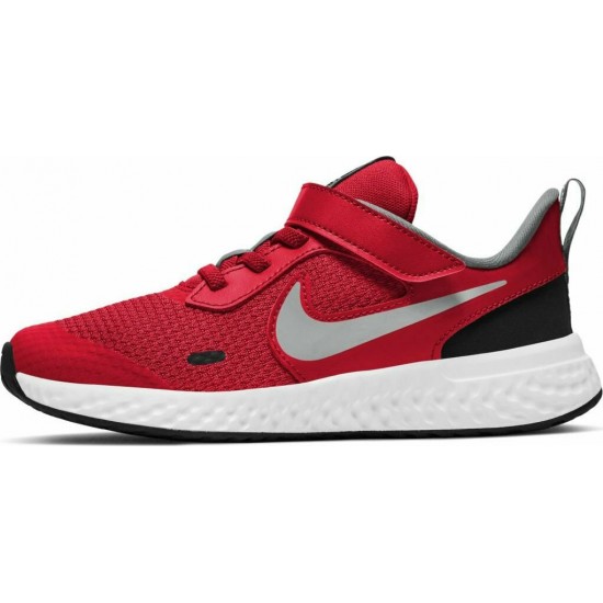 Nike Αθλητικά Παιδικά Παπούτσια Running Revolution 5 Κόκκινα BQ5672-603 Nike Αθλητικά Παιδικά Παπούτσια Running Revolution 5 Κόκκινα BQ5672-603