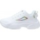 Fila Memory Musha Pu Γυναικεία Chunky Sneakers Λευκά 5KW13017-100