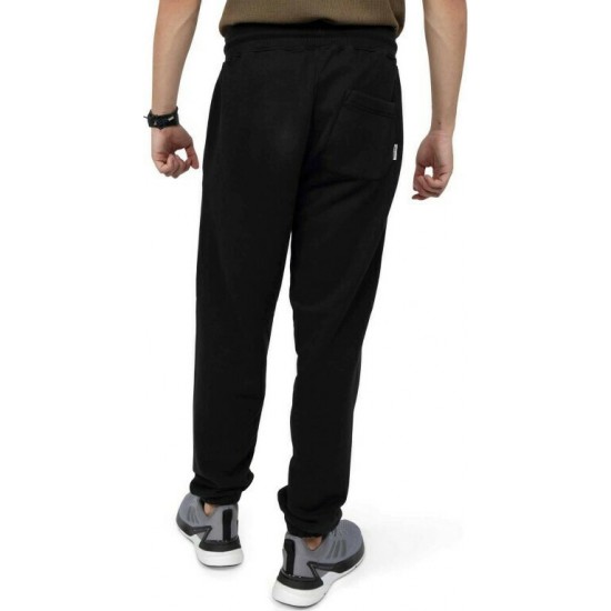 Franklin & Marshall Παντελόνι Φόρμας με Λάστιχο Fleece Μαύρο JM1004.000.2004P01-098 Franklin & Marshall Παντελόνι Φόρμας με Λάστιχο Fleece Μαύρο JM1004.000.2004P01-098