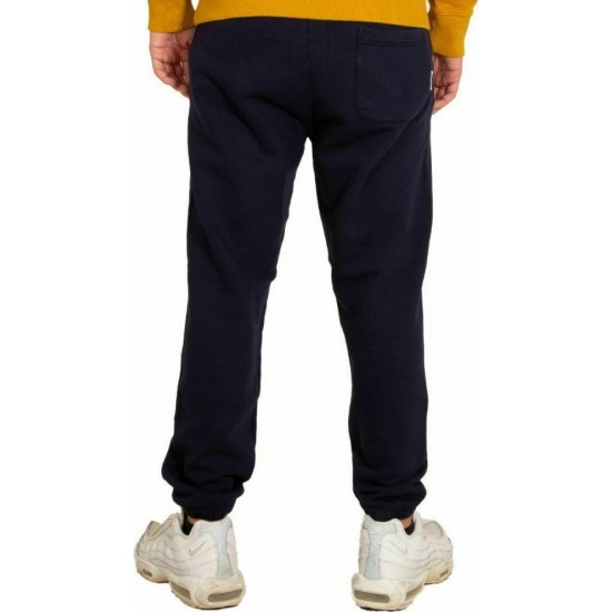 Franklin & Marshall Παντελόνι Φόρμας με Λάστιχο Fleece Navy Μπλε JM1004.000.2004P01-219 Franklin & Marshall Παντελόνι Φόρμας με Λάστιχο Fleece Navy Μπλε JM1004.000.2004P01-219