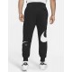 Nike Sportswear Swoosh Παντελόνι Φόρμας με Λάστιχο Μαύρο DD6001-010 Nike Sportswear Swoosh Παντελόνι Φόρμας με Λάστιχο Μαύρο DD6001-010